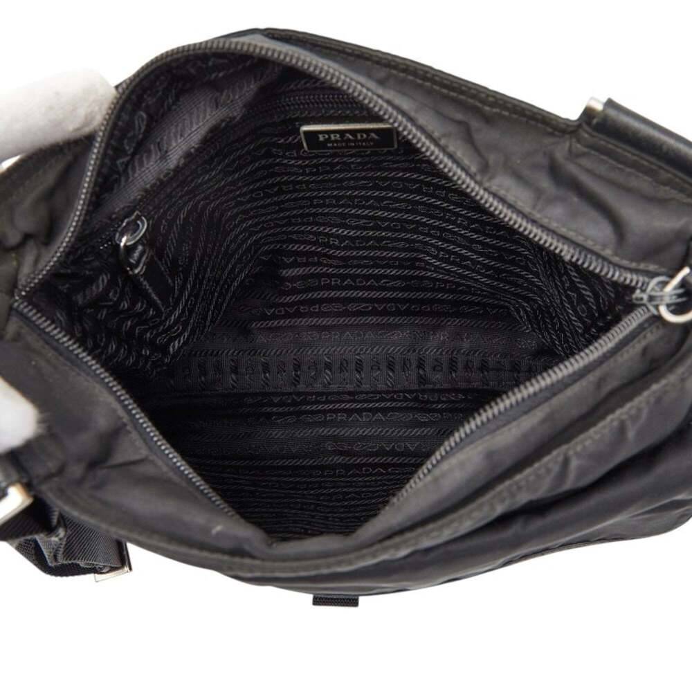 PRADA Black Leather Shoulder Bag - Picture 9 of 11